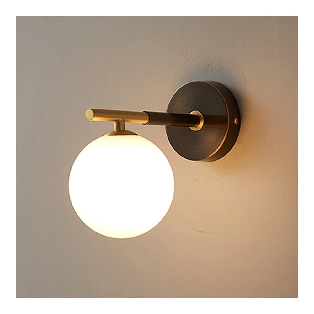 YNIYUJKL Wall Lamp, G9 Lighting Fixtures, Modern Nordic Copper Wall Lamp,Perfect Room Decorative Wall Lights, Led Bedside Wall Sconce, Reading Lamps, For Living Room Bedroom,Gold
