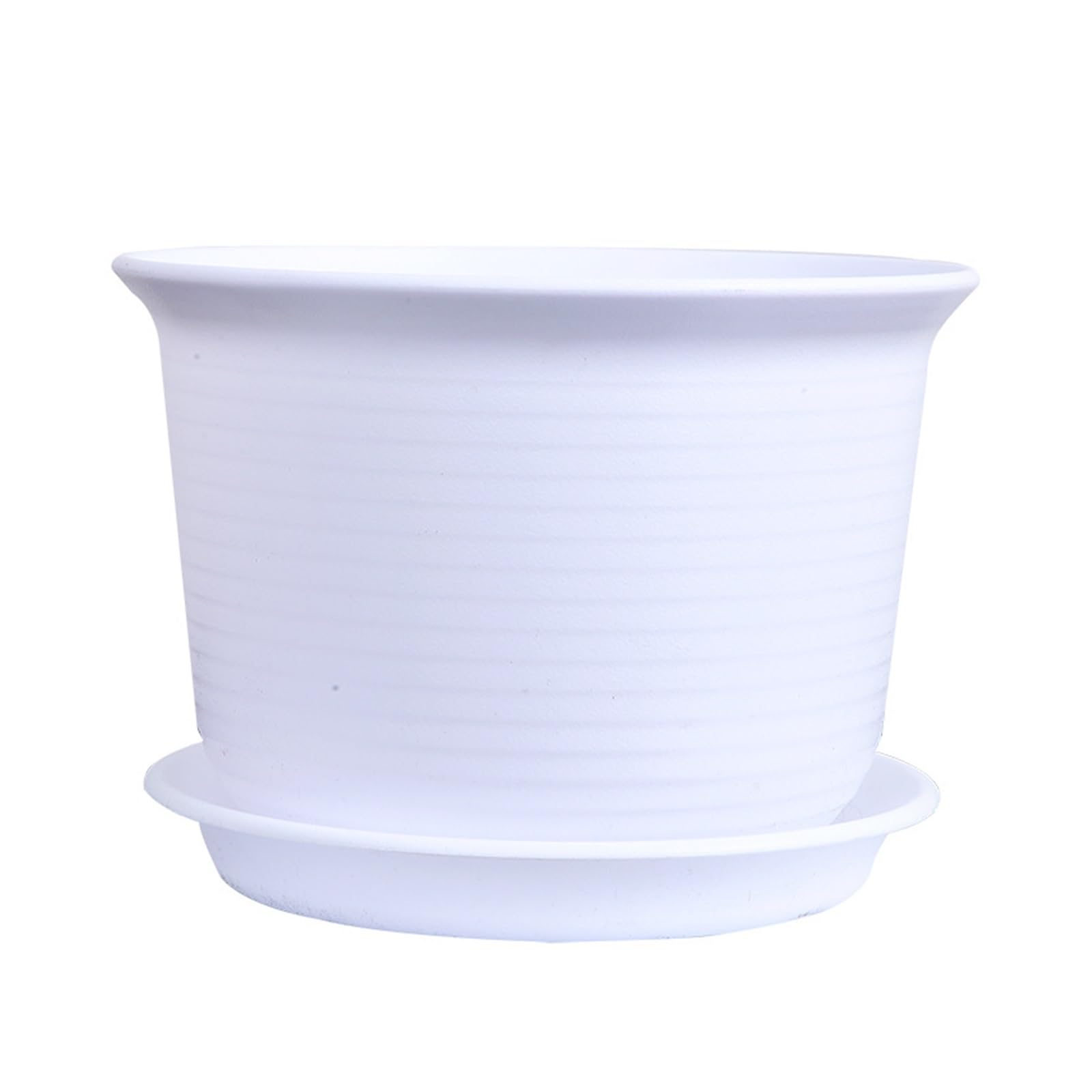Lkvent Plant Pots with Drainage and Trays Modern Decoration plant pots
