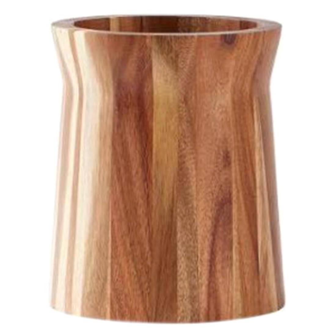 Udsknv[Ksl As Shown Wood Utensil Holder 360° Rotating Kitchen Chopstick Cage Wooden Storage Holders Cutlery Storage Shelf Kitchen A