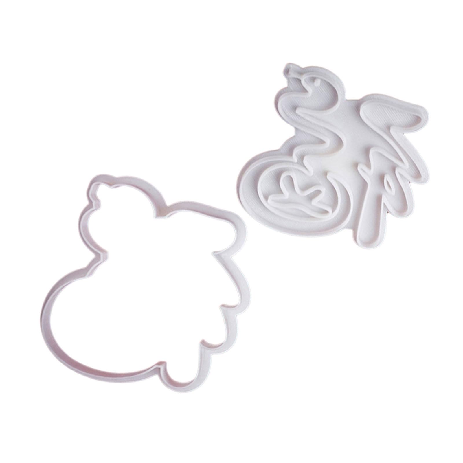 Tsophreniq Luck Character Themed Baking Mold Creative Biscuit Multifunctional Bakewares for Fondant Chocolate Cookie Home Baking Supplies