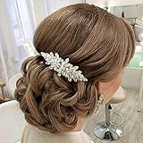 Sooshin Bridal Hair Comb Wedding Hair Accessories for Brides Crystal Wedding Headpiece for Bride and