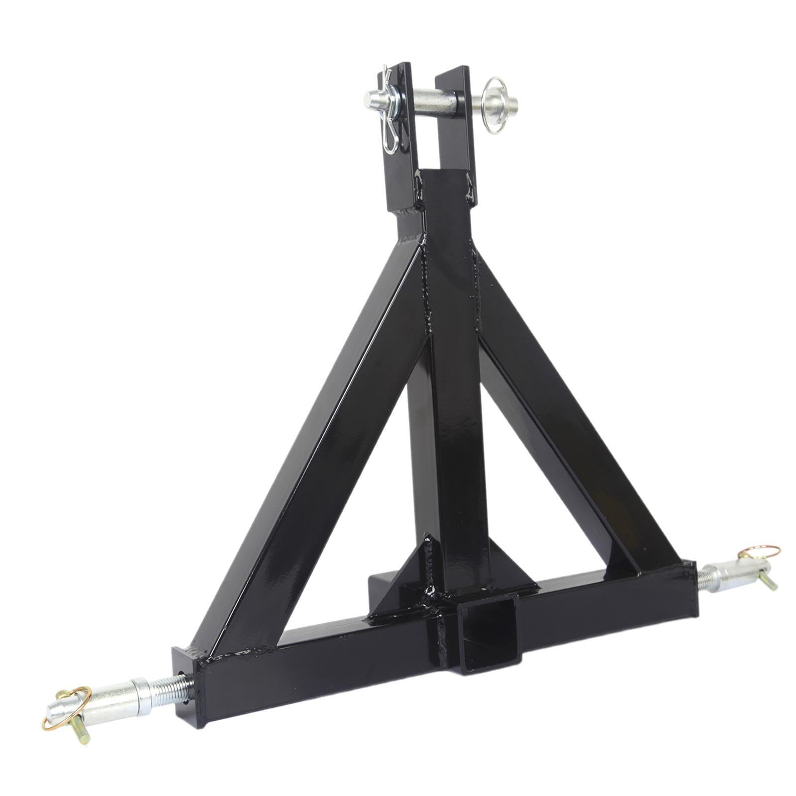 Enganche de remolque de 3 puntos y 2 pulgadas, adaptador de barra de tiro resistente, ajuste seguro para tractores pequeños y grandes, enganche de