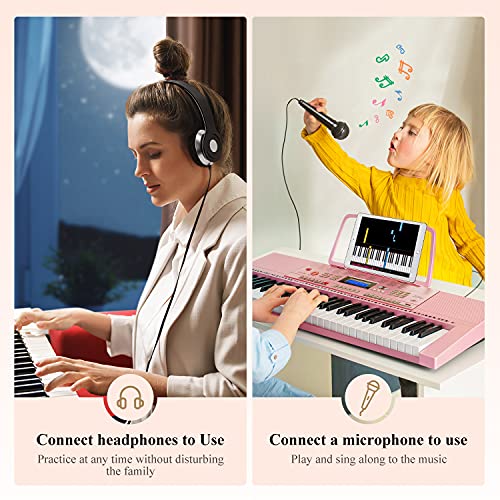 image for Eastar Electric Piano, 61 Keys Piano Keyboard for Beginners, Digital P