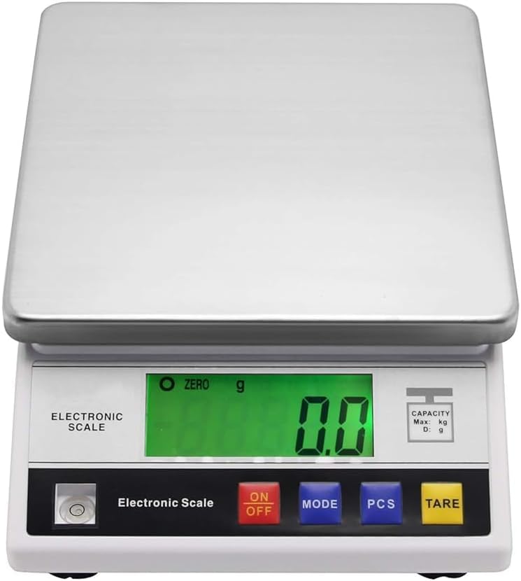 Scientific Scale High Precision Scale 10kg 0.1g Digital Accurate Electronic Balance Lab Scale Laboratory Industrial Scale Weighing and Counting Scale(Size:5kg)