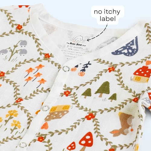 Image of The Boo Boo Club Kid'S 100% Muslin Organic Cotton Printed Button Shirt and Short Set | Half Sleeve Shirt | Summerwear Set | Kids Cothing Wear Set