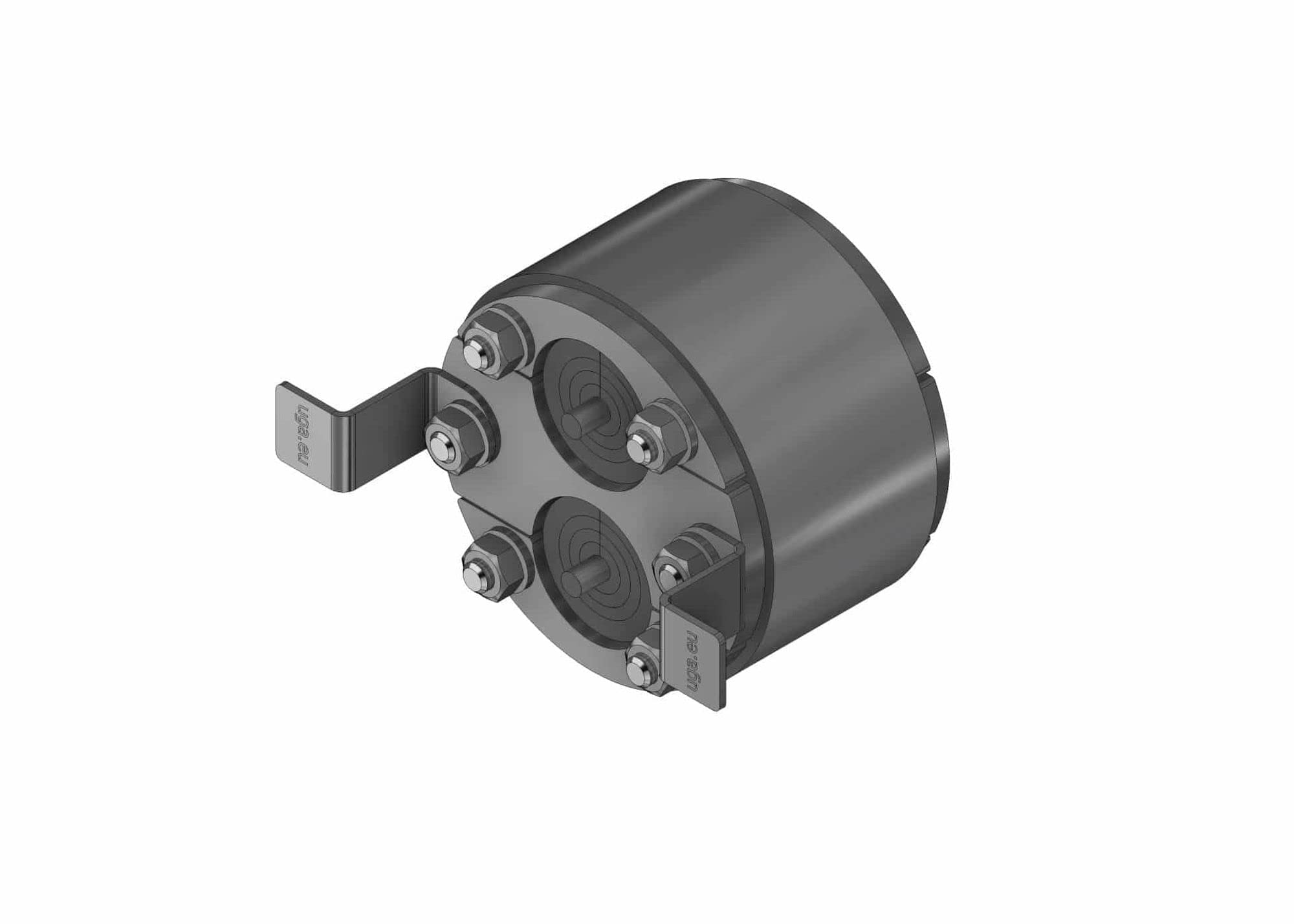 Gumowa uszczelka zaciskowa zmienna średnica zewnętrzna 80 mm/głębokość 40 mm do wprowadzania kabli i rur 2 x 4 mm do 25 mm