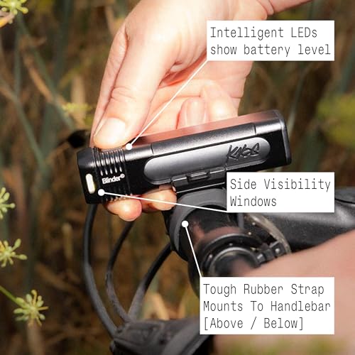 Éclairage vélo Knog Blinder 700 lumens phare avant USB-C compact - 4