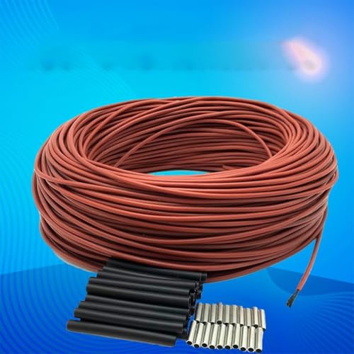 Câble chauffant fibre de carbone 12K 33 Ohm isolation silicone - 2