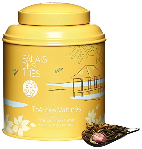 Thé des Vahinés Green Tea (3.5 Oz Loose Tea in a Canister)