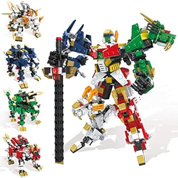 Amazon Keu ブロック クリエーター 変形ロボット ユニバース ボルトロン ビルディングブロックセット レンガ クラシック ガンダム ムービー キッズ おもちゃ 互換性 レゴリング 1 ピース ブロック おもちゃ