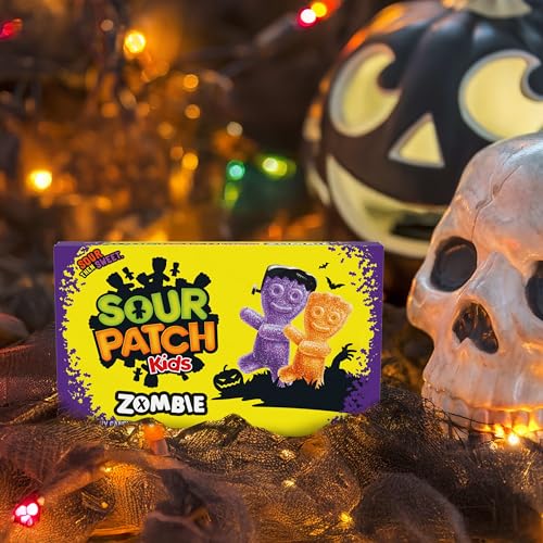 SOUR PATCH KIDS Zombie Soft & Chewy Gummy Halloween Candy, 3.5 oz - image 7
