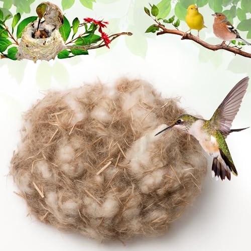 Bird Nesting Material - Hummingbird Nesting Material - Mixing Parakeet Nesting Material - Nesting...