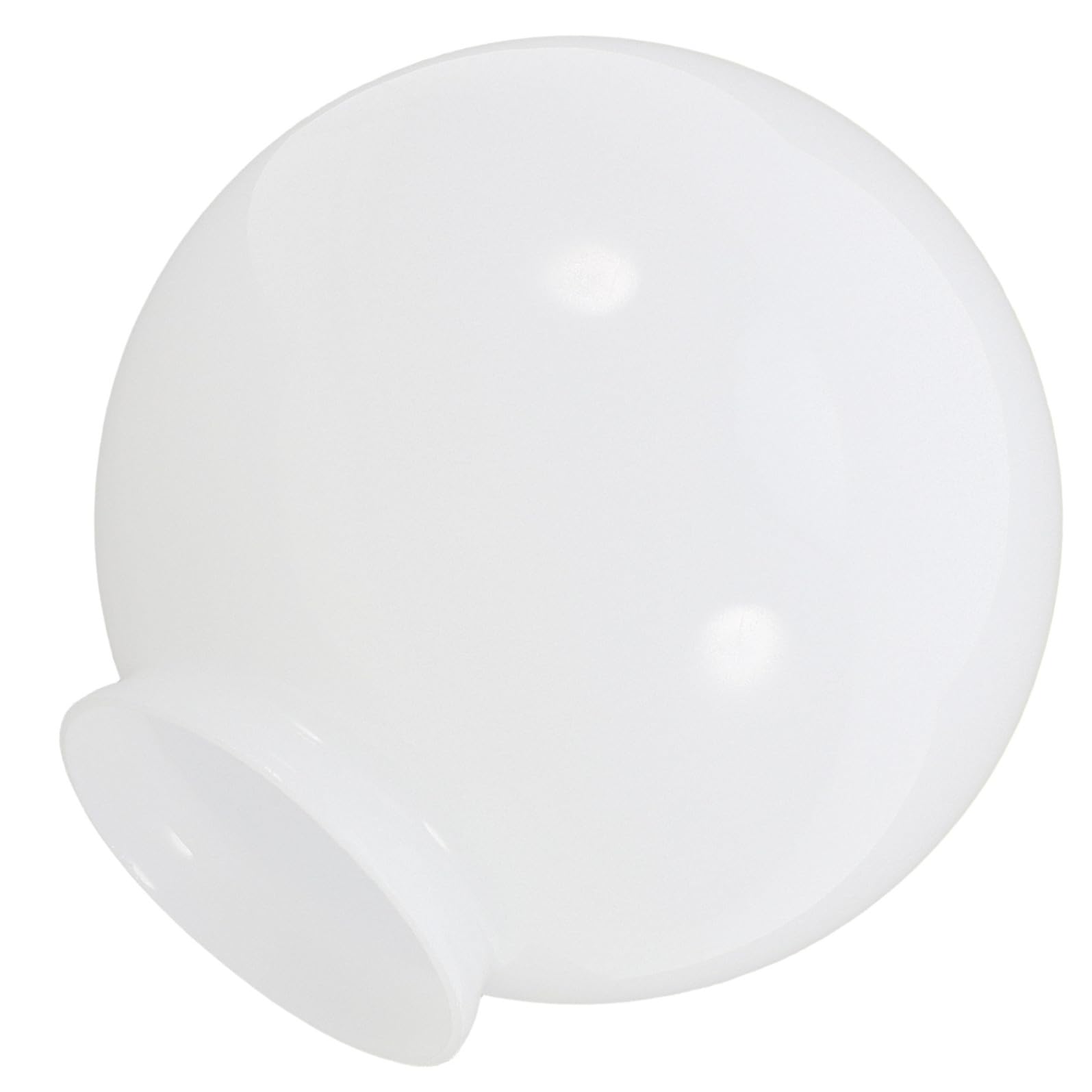 HEALLILY Plafoniere Ricambio Ventilatore Soffitto Paralume in Vetro Sferico Bianco per Lampada da Soggiorno, Luce Diffusa Morbida e Riduzione Dell'abbagliamento
