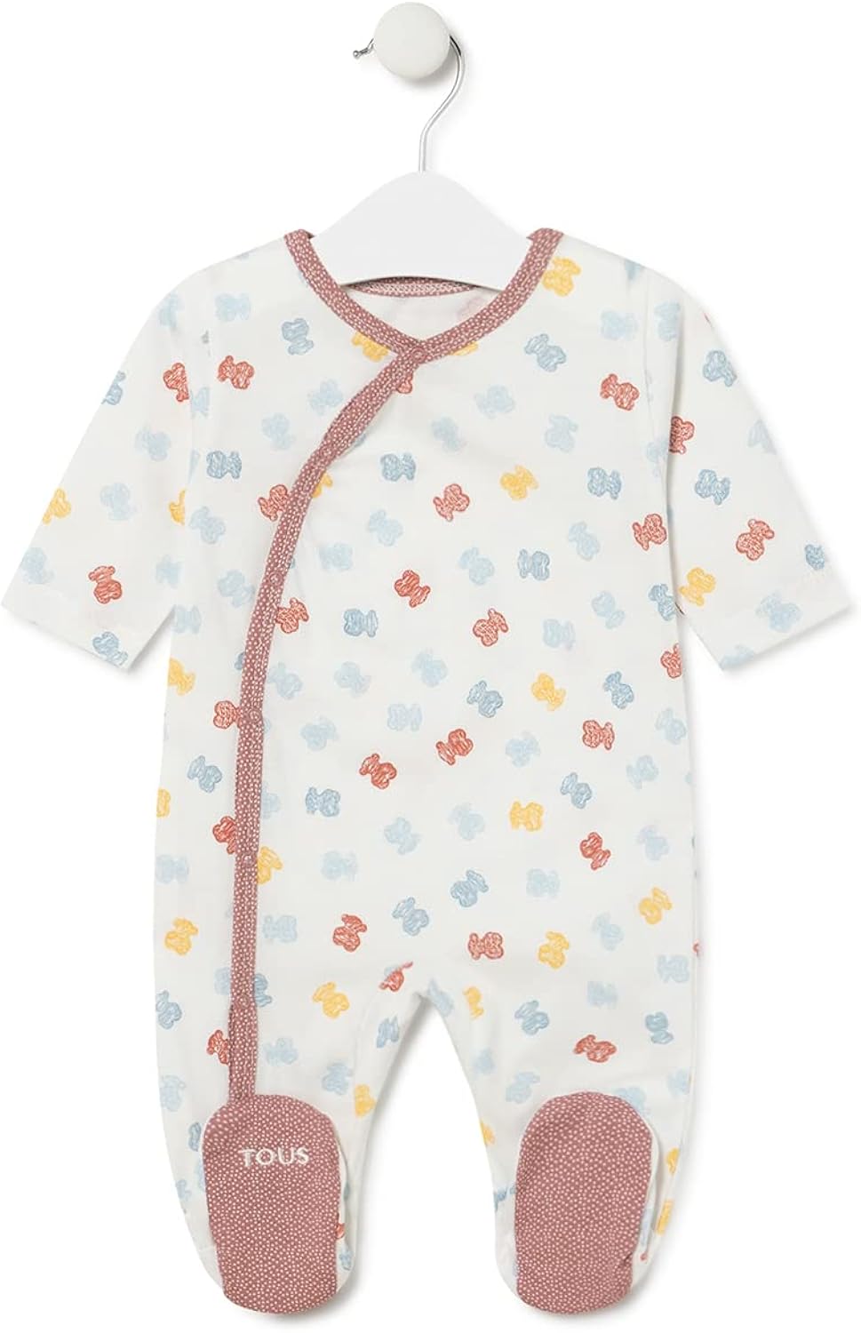TOUS BABY - Pelele de manga larga cruzado para tu Bebé. Colores variados. De 0 a 18 Mese.