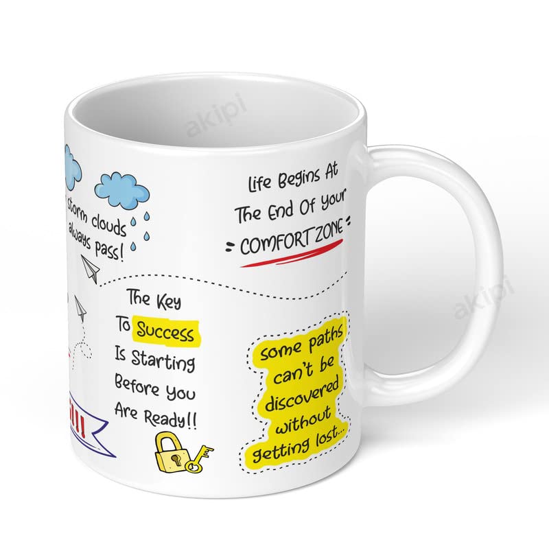 Image of Always Remember Motivational - Start Your Day With Positivity&Productivity,Stay Focused&Motivated With Inspirational Ceramic Coffee Mug 11Oz - Coworkers,Friends,&Family Arm283,325 Ml