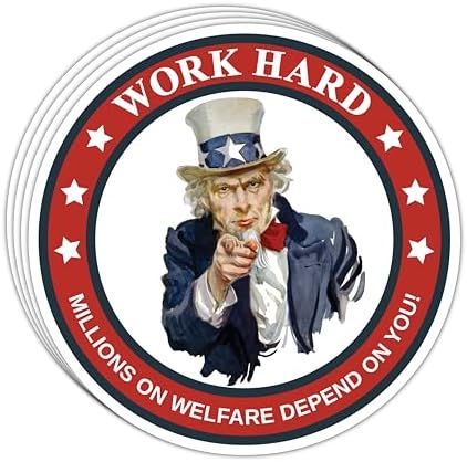 IMPERIAL VIBES – Work Hard Millions On Welfare Depend On You! Sti...