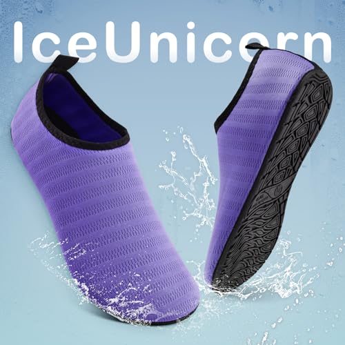 Image of IceUnicorn Water Shoes Men Women Beach Swim Aqua Barefoot Socks Pool Quick Dry Yoga