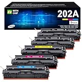 202A Toner Cartridges 5 Pack:...