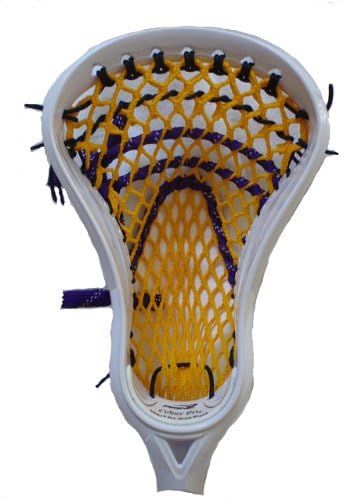 Stick Doctor Lacrosse Mesh Stringing Kit - Native (Yellow Gold/Purple/Black)