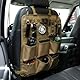 Car Seat Back Organizer,Tactical MOLLE Universal Vehicle Front Seat Storage Bag with 6 Storage Pouch