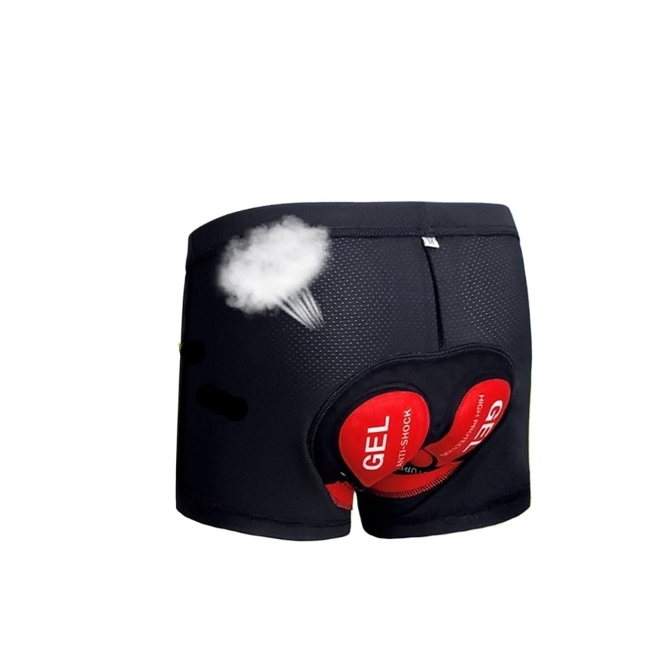 Pantaloncini da ciclismo imbottiti in gel 20D, biancheria intima antiurto per bici da strada, mountain bike, da uomo, completamente traspirante