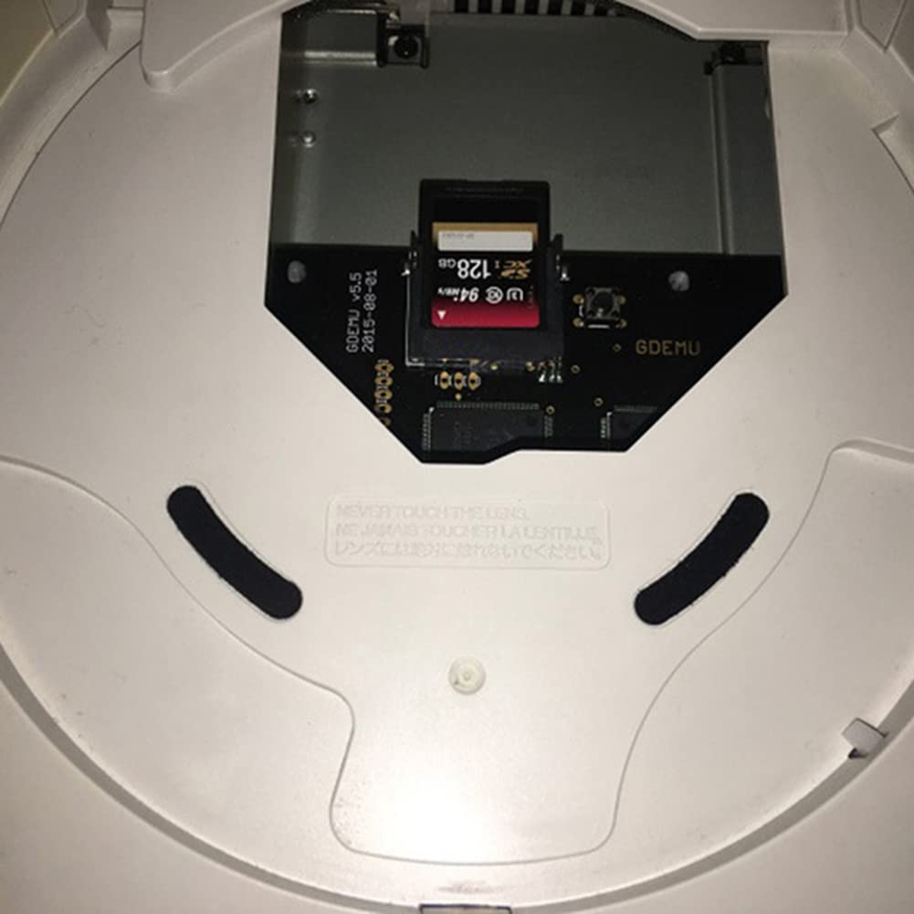 DC V5.15B GDEMU Simulationsplatine für Optische Laufwerke für Dreamcast und Farbenfrohes Remote-SD-Kartenmontageset für GDEMU (Blau)
