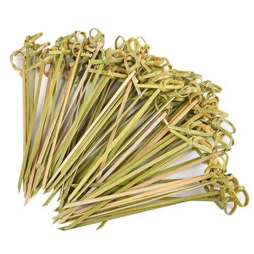 300PCS Cocktail Picks Bamboo Skewers for Appetizers, 4.7 Inch Toothpicks