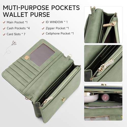 Small Crossbody Bag for Women,Cell Phone Purses Women Shoulder Handbags Wallet Purse with Credit Card Slots Wristlet2
