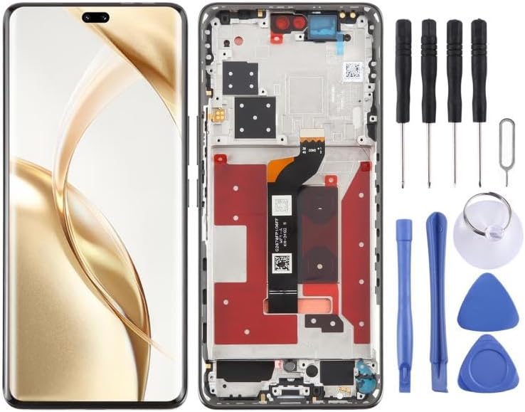 Mobile Phone LCD Screen for Honor 200 Pro LCD Screen Digitizer Full Assembly with Frame Phone Replacement Parts