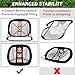 Golf Chipping Net Set with Mat & 12 Practice Balls – All-in-One Golf Training Kit – Portable, Easy Setup for Backyard & Indoor Use – Great Gift for Golfers and Beginners