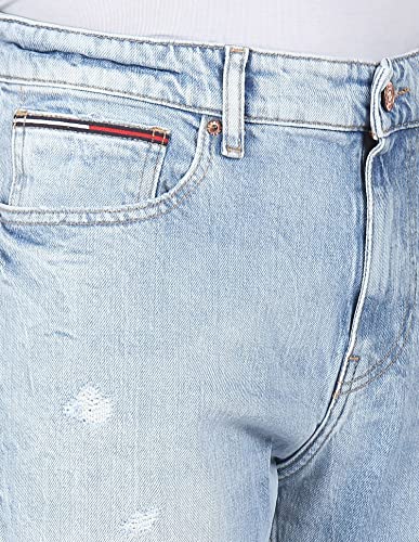 Image of Tommy Hilfiger Men's Mid Rise Regular Fit Jeans
