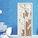 Produktbild DEENLI Türaufkleber 35.4"X78.7", Nordic Venen Linie Tapete PVC Wasserdicht, Selbstklebende Wandaufkleber Wohnzimmer Tür, Wohnkultur Wandtattoo
