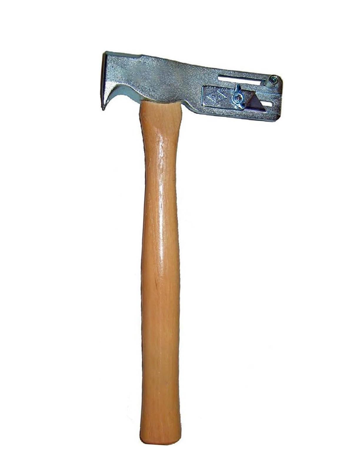 Martillo para tejados de Acero al Carbono, Hacha de Carpintero con Mango de Madera, instalación rápida de Clavos, Herramienta multifunción para tejados, Camping y construcción