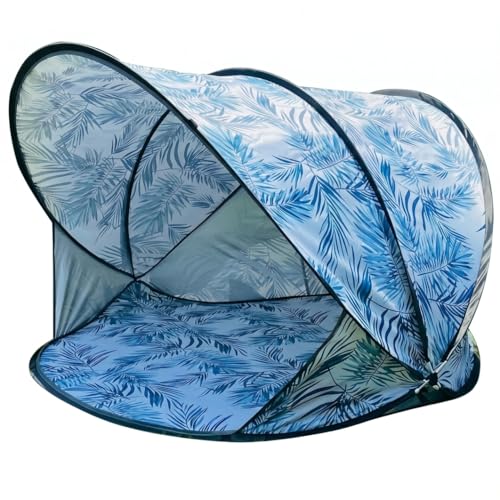 Tienda de playa para bebés con protección solar UPF 50+ automática