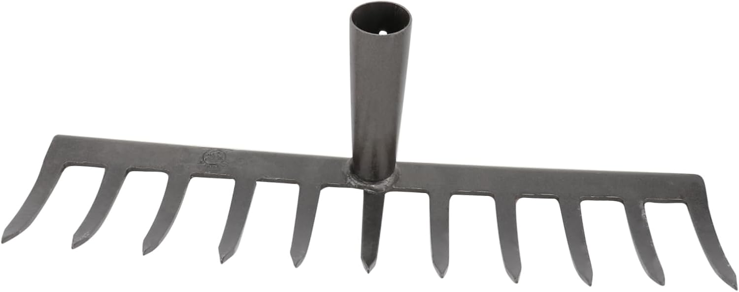 BESPORTBLE Lawn Dethatcher Rake Weeding Rake Gardening Agriculture Iron Garden Tool