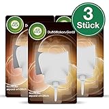 Lieferumfang: 3 x Duftölflakon Gerät von Air Wick / Erfrischer Set mit Gerät: Regulierbare Duftintensität in 5 Stufen / Kombinierbar mit jeden Lieblingsduft Flakon /Verbraucht < 1 Cent pro Tag