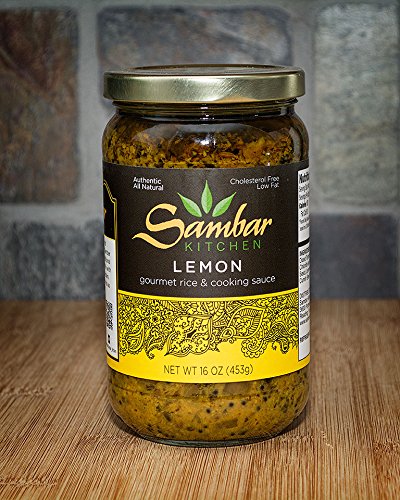 SAMBAR KITCHEN | (6 pack) Lemon Simmer + Rice Cooking Sauce. Authentic Southern Indian Simmer Sauces. Ready to eat
