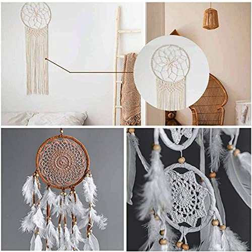 2 Cerchi Floreali In Bambù Per Decorazioni Da Parete Fai Da Te Per