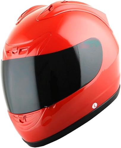 Miniatura 3 de 1Storm Nuevo Casco de Motocicleta de Cara Completa JH901 Negro Mate + Un Escudo Transparente Adicional JH901