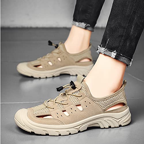 Men's Sandals, Men's Sport Sandals Outdoor Hiking Sandals, Closed Toe Lightweight Walking Sandals3