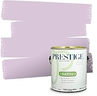 Vista 132 de PRESTIGE Pinturas de pintura interior e imprimación en uno, 1 galón, plano, combinación comparable de Sherwin Williams* Kimono Violet*