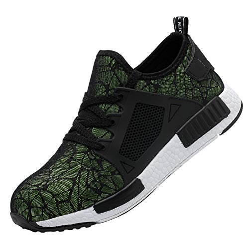 Zapatos de Seguridad Hombre Antideslizante Calzado Deportivo Excursionismo Suave...