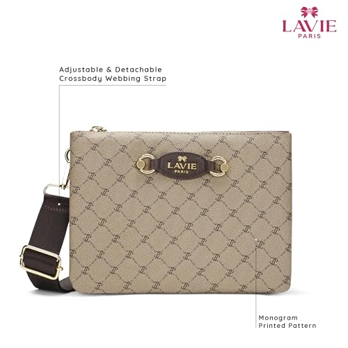Image of LAVIE PARIS Women's Melvin 5 Compartment Crossbody Sling Bag | Ladies Purse Handbag | Gift for Women