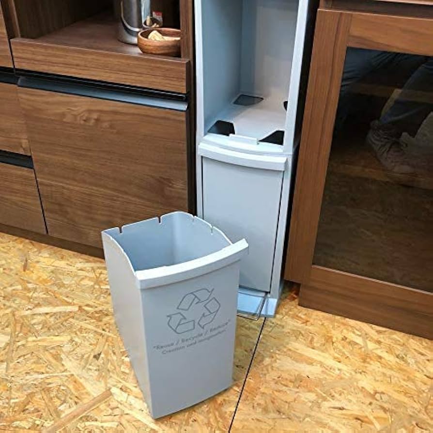 マッキー　ダストボックス Amazon｜AZUMAYA ダストボックス 2段 グレー SGS-932GY｜フタ