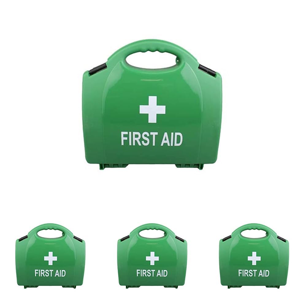 Value Aid Empty Green First Aid Case Boxes (Small) (Pack of 4)