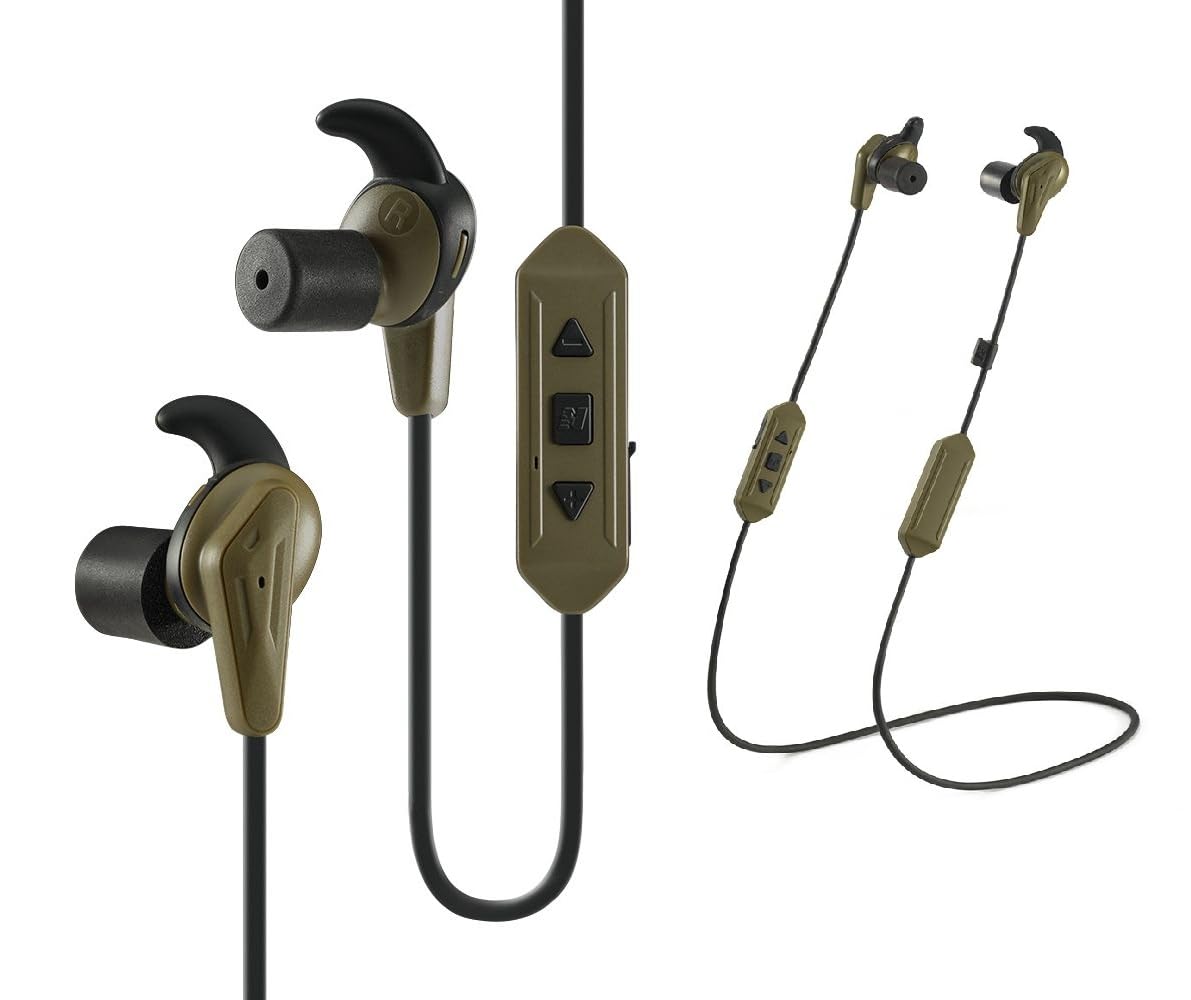 Omana Tapones electrónicos para los oídos con cancelación de ruido, Bluetooth 5.3, protección auditiva, auriculares para caza, táctica, tiro, militar, eventos musicales, construcción, conciertos,