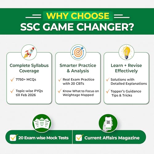 Image of PW SSC Game Changer Maths 7750+ PYQ For 2026 Exams | Chapter, Topic & Exam-wise Previous Year Solved Questions | For CGL, CHSL, MTS, CPO, GD, Delhi Police, Steno