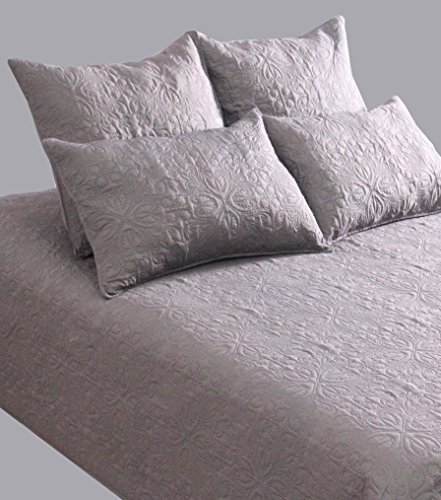 Set copriletto trapuntato, 5 pezzi, per letto