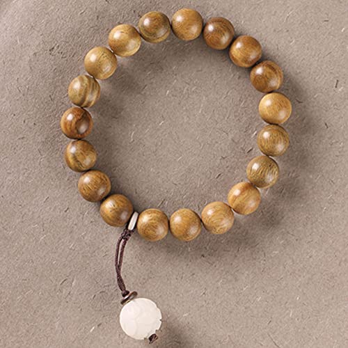 Bracelets Feng Shui anti-stress en jade et perles mala pour la sérénité