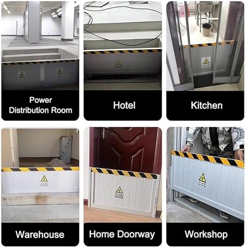 Rodent Guard for Kitchen Doorway - Reusable Indoor Mice Barrier Fence, Folding Aluminum Baffle - Removable Mouse Proof Shield for Kitchen, Lofts & Toilets, Custom Length (3x1.6ft)